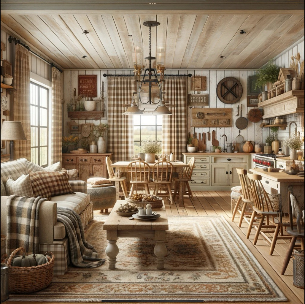 Farmhouse style (3D Perspective)